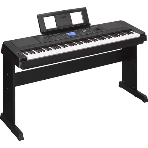 Yamaha DGX660B 88 Note Portable Keyboard Weighted Action with Stand
