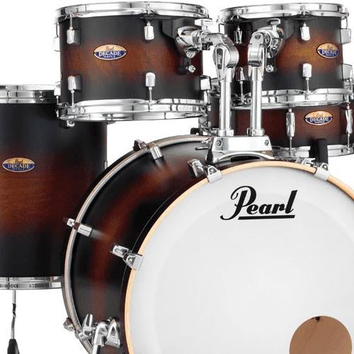 Pearl DMP925SPC260 Decade Maple 5 Piece Shell Pack in Satin Brown Burst