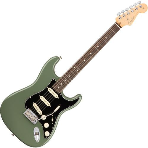 Fender 0113010776 American Professional Stratocaster Rosewood Antique Olive w/Case