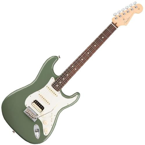 Fender 0113040776 American Professional Stratocaster HSS Shawbucker Rosewood Antique Olive w/Case