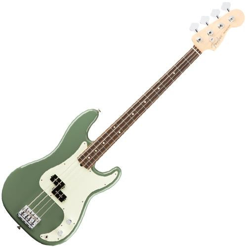 Fender 0193610776 American Professional Precision Bass Guitar Rosewood Antique Olive Hardshell w/Case
