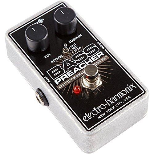 ElectroHarmonix BASSPREACHER Bass Compressor Sustainer Effects Pedal