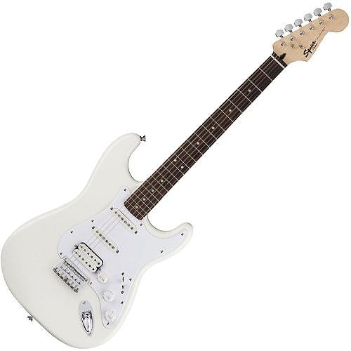 Squier 0311005580 Bullet Stratocaster Hard Tail HSS Electric Guitar in Arctic White