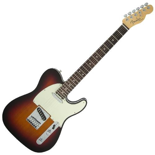 Fender 0114211700 American Elite Telecaster Ebony in 3 Color Sunburst w/Case