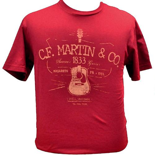 Martin 18C0003L D28 Cardinal Tee Large - Clothing