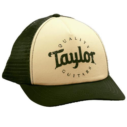 Taylor 00389 Trucker Cap Olive Cream - Clothing