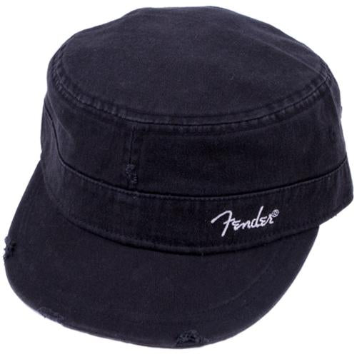 Fender 9190660306 Fender Military Cap Black Small to Medium - Clothing