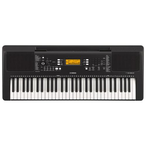 Yamaha PSRE363,61 Note,Portable Keyboard Touch Sensitive  with Power Supply