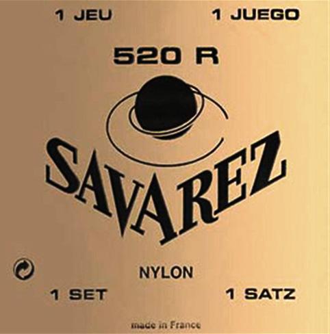 Savarez 520R Nylon Classical Guitar Strings High Tension