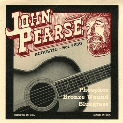 John Pearse 650LM Bluegrass PB Acoustic Guitar Strings 012-056