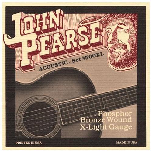 John Pearse 500XL X-Light PB Acoustic Guitar Strings 010-047